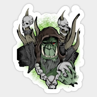 Orc Warlock Guldan Sticker